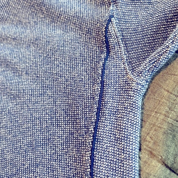 VINEYARD VINES SWEATSHIRT DRESS SZ XXS NAVY WHITE MARLED COTTON STRETCHY - Picture 11 of 12